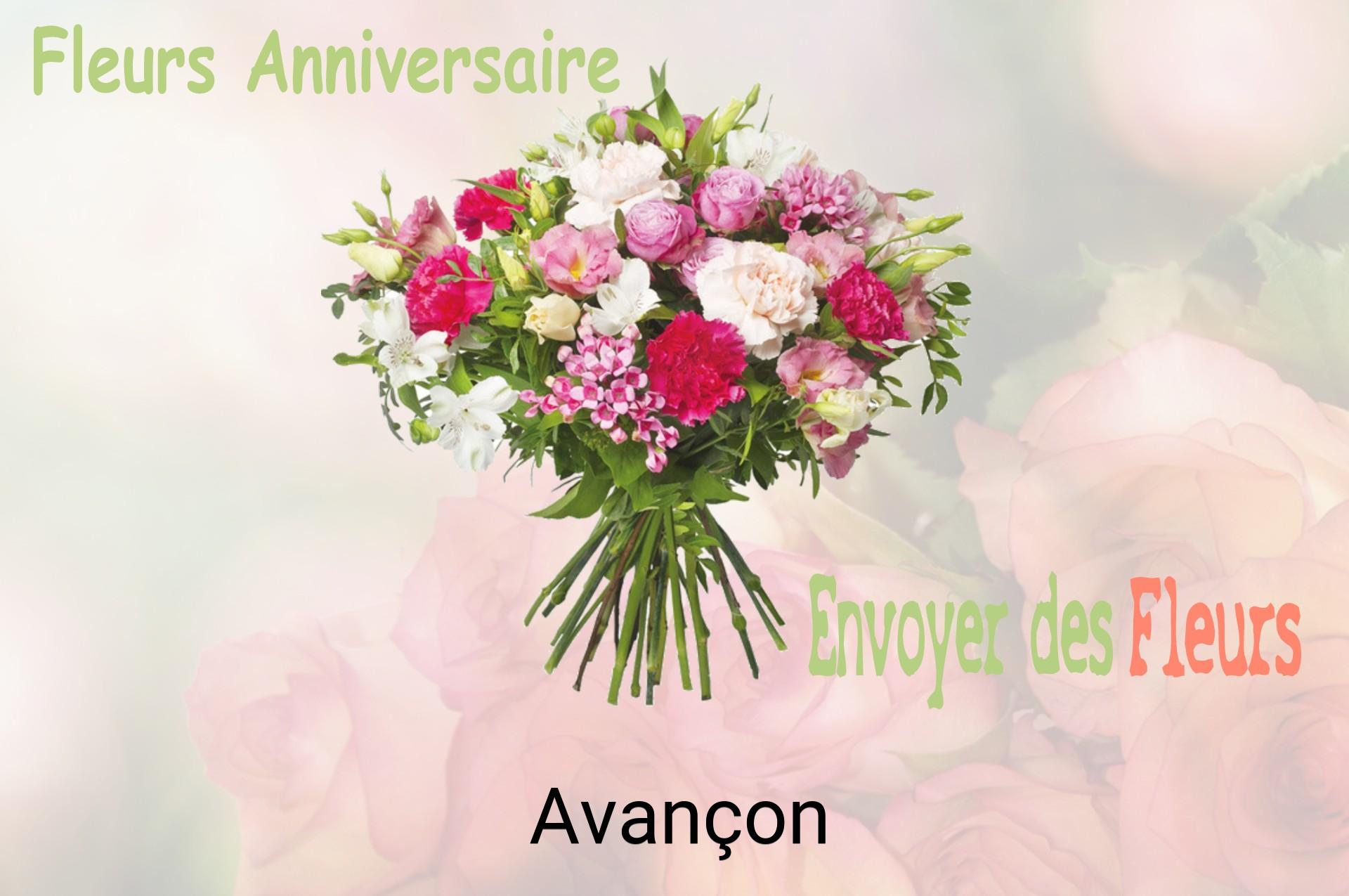 Bouquet de fleurs d’anniversaire livré à Avançon
